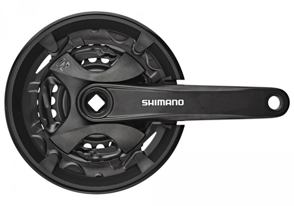 Система Shimano MT100, 170мм, кв. 40/30/22T, защ, цв. черн, для 9ск.