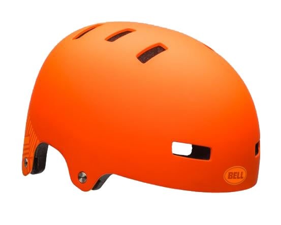 Велосипедный шлем Bell 17 LOCAL BMX муж./жен. матовый оранжевы/полосы. размер U