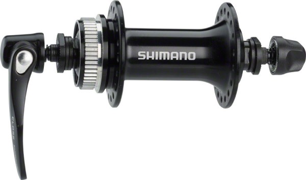 Втулка передняя Shimano RS505, 32 отв, C.Lock, QR 133мм, черн