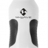 Велобутылка 0,6, пластиковая, M-WAVE белая с крышкой