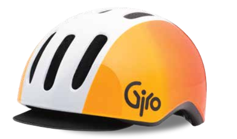 Велосипедный шлем Giro 17 REVERB MTB матовый белый оранжевый. размер M