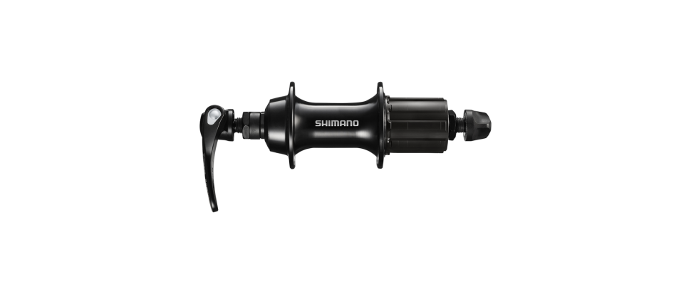 Задняя втулка Shimano RS300, 32 отв, 8/9/10ск, QR 163мм, OLD 130мм, цв. серебр.