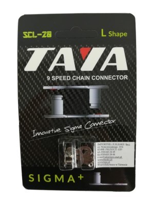 2а замка для цепи Taya SCL-20 Ti-Gold Sigma+, 9 скоростей, 2 шт, цвет золотистый