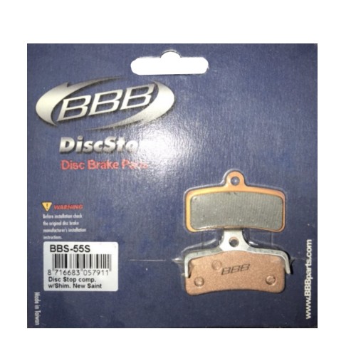 Колодки дисковые BBB DiscStop HP, для тормоза,  comp.w/Shimano Saint M810 sintered