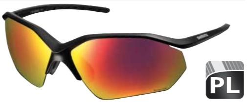 Велосипедные очки Shimano EQUINOX 3, мат черн/полярик - серо красн. MLC, доп- прозр