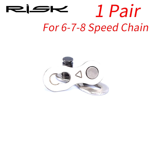 Замок цепи RISK 6-7-8ск silver, 1шт.