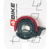 Велозвонок 4BIKE  ''Кольцо'' алюминий+плаcтик, D-46мм, красный