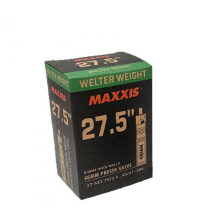Камера Maxxis Welter Weight 27.5x1.75/2.40 0.8 мм вело нип. 48 мм