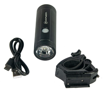 Велофонарь на руль Briviga EBL-3321 USB 1100 люмен. Диод  SST40