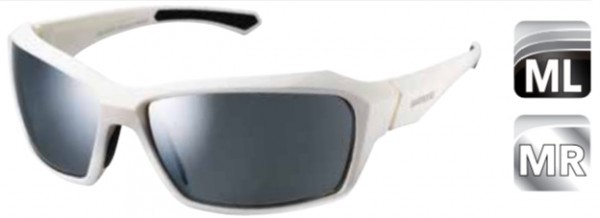 Велосипедные очки Shimano PULSAR White Silver Matte, мат бел/серебр