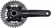 Система Shimano MT210-2, 175мм, 36/22T, инт. вал, цв. черн, для 9ск.