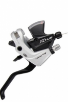 Шифтер + Тормозная ручка Shimano Altus, M370, пр, 9ск, тр.+оплетк, цв. серебр.