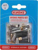 Набор для гидролинии ELVEDES (M8 + Banjo) Kit 5, для переднего и заднего тормозов, для Shimano