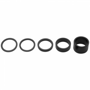 PRO, кольца расшир.алюм. черн. 1-1/8" набор: 2;2;5;10;20 мм