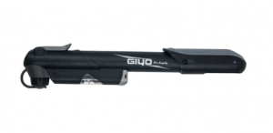 Насос для велосипеда GIYO GP63S телескопический с манометром, 8 атм/120 psi, “авто/вело” ниппель, складная Т- образная ручка