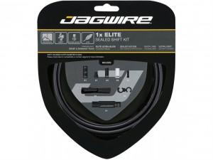 Набор рубашек и тросиков переключения Jagwire Elite Sealed Shift Kit 1X Stealth Black (SCK020)