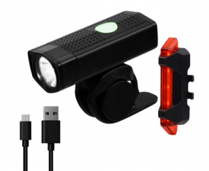 Комплект фонарей Briviga USB Bike Light Set: EBL-2255A + EBL-3402