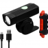 Комплект фонарей Briviga USB Bike Light Set: EBL-2255A + EBL-3402