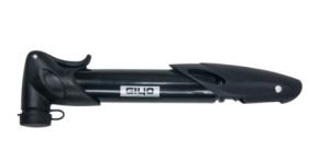 Насос для велосипеда Giyo GP77B, телескопический, вентиль “вело/авто", складная ручка, цвет: черный