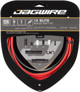 Набор рубашек и тросиков переключения Jagwire Elite Sealed Shift Kit 1X Red (SCK022)