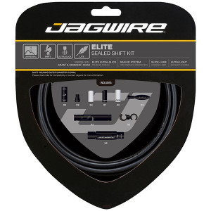 Набор рубашек и тросиков переключения Jagwire Elite Sealed Shift Kit 2X Stealth Black (SCK000)
