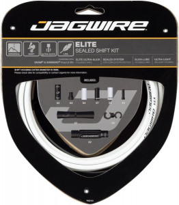 Набор рубашек и тросиков переключения Jagwire Elite Sealed Shift Kit 2X White (SCK001)