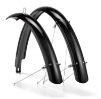 Крылья SunnyWheel FE-115FR, полноразмерные для велосипедов 29", металлопластик, черные
