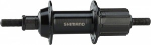 Задняя втулка велосипеда, Shimano TX500, v-brake, 36 отверстий, 8/9 ск, под гайки, черная