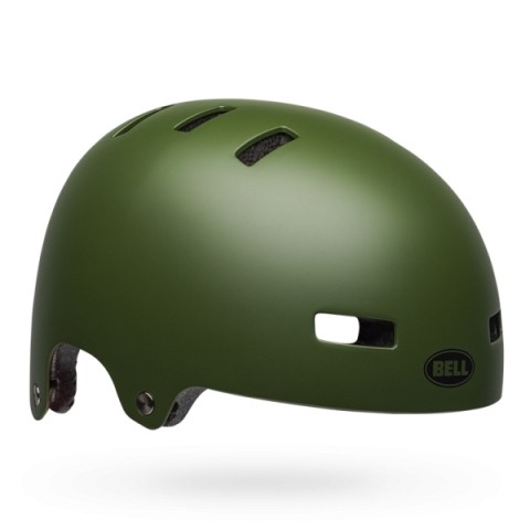 Детский велосипедный шлем Bell 18 BLOCK  BMX дет. мат. темн.зелен., размер XS (48-53 см)