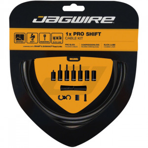 Набор рубашек и тросиков переключения Jagwire Pro Shift Kit 1X Stealth Black (PCK559)