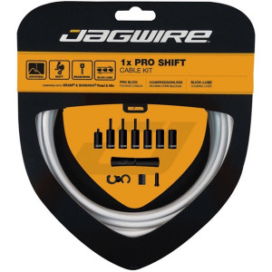 Набор рубашек и тросиков переключения Jagwire Pro Shift Kit 1X White (PCK553)