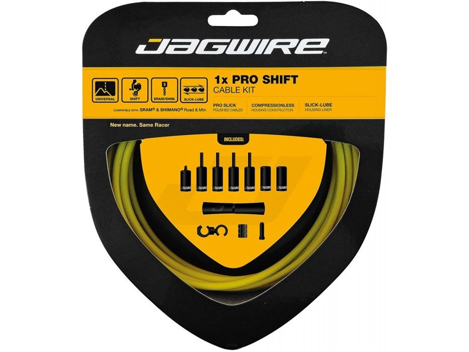 Набор рубашек и тросиков переключения Jagwire Pro Shift Kit 1X Yellow (PCK557)