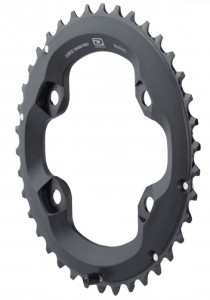 1 Shimano Deore FC-M6000 36T Chainring - 10 Speed, 96mm BCD, for 36-26T - Google Chrome