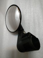 Зеркало Mirror 3D-rear view, круг, короткая лапка, крепление липучкой