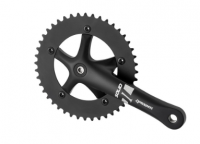 Система Prowheel Solid-248T-F, 48T, 170 мм, Single/Fixie, черная