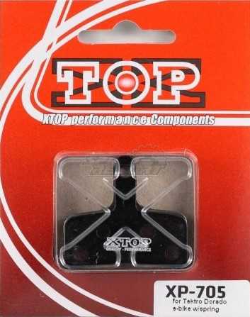 Органические дисковые тормозные колодки X-Top для Tektro E-bike Dorado HD-E710