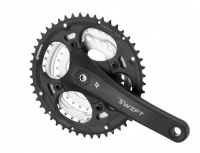 Система Prowheel Swift-251, 3x8 скоростей, 28-38-48T, 175 мм, Trekking, черная