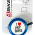 Велозвонок 4BIKE BB3202-Blu алюминий+пластик, D-54мм, голубой