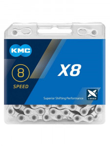 Цепь КМС X8, 1/2X3/32" 116 звеньев. на 8ск.