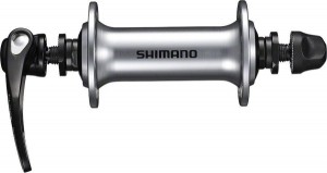 Втулка передняя Shimano RS400, 32 отв, QR 133мм, серебр.