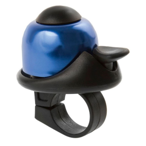 Велозвонок M-WAVE Bella Design mini, голубой, D-36 мм, пластик/алюминий