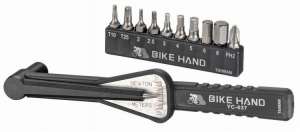 Ключ динамометрический BIKE HAND YC637 с битами 2/2.5/3/4/56/8mm/PH2/T10/T25, 2-10 Нм