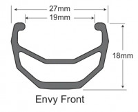Обод 20; 36h SunRingle Envy Front Ano Welded Black (E80E05813605C)