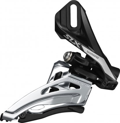 Передний переключатель Shimano SLX, M7020-D, direct mount, side-swing, для 2X11, верхняя тяга