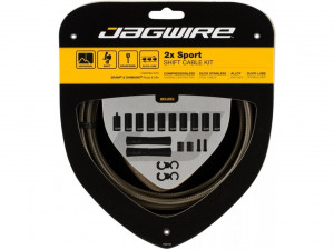 Набор рубашек и тросиков переключения Jagwire Sport Shift Kit 2X Carbon Silver (UCK326)