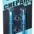 Ниппель Chepark бескамерный presta 60мм синий анодированный (пара)