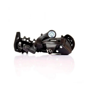 Задний переключатель, SENSAH MX8-C, 8 скор. SGS чёрный. Совместимость SHIMANO (2:1 system)