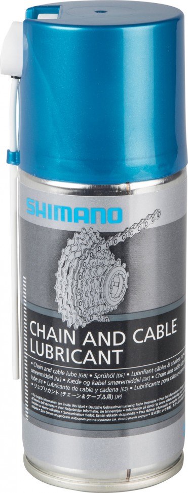 Смазка Shimano, для цепи и оплетки, аэрозоль, 125мл