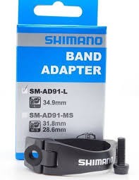 Адаптер Shimano SM-AD91 Di2 Front Derailleur Adapter, диаметр 34.9mm.