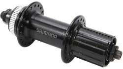 Задняя втулка Shimano MT200-B 8/9/10ск., 32отв., OLD:141мм, QR:176мм, цв. черный